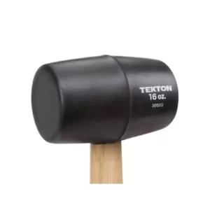 TEKTON 8, 16, 32 oz. Wood Handle Rubber Mallet Set (3-Piece)