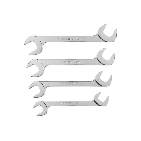 TEKTON 24 mm to 32 mm Angle Head Open End Wrench Set (4-Piece)