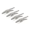 TEKTON 6 in. Long Nose Locking Pliers (4-Pack)