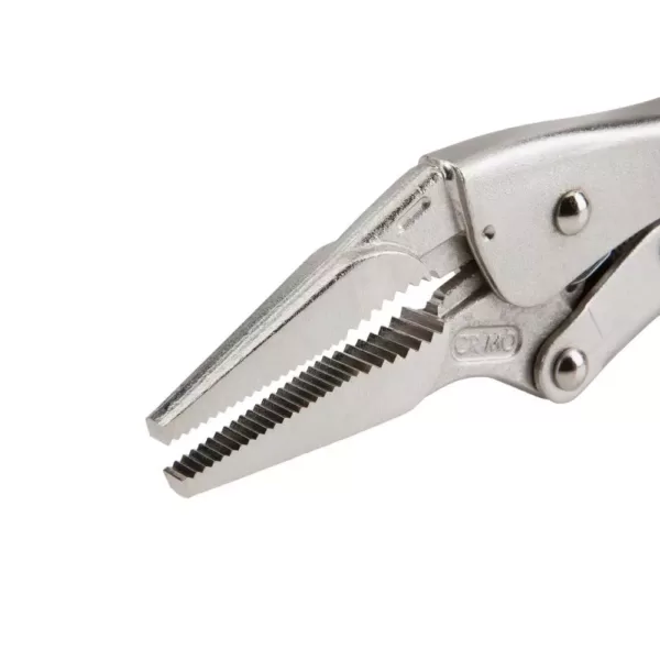 TEKTON 9 in. Long Nose Locking Pliers (4-Piece)