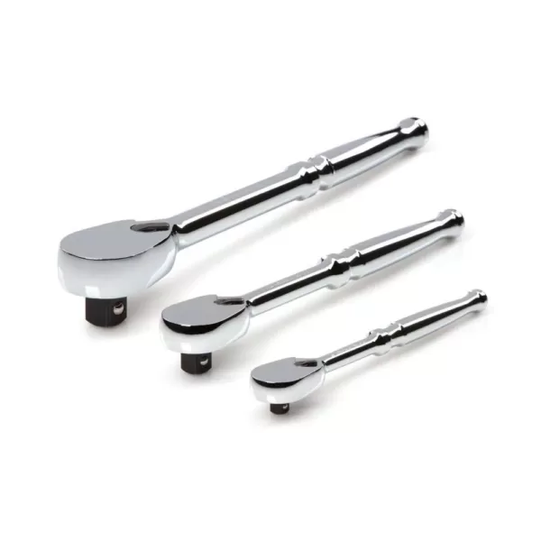 TEKTON 1/4 in., 3/8 in., 1/2 in. Ratchet Set (3-Piece)