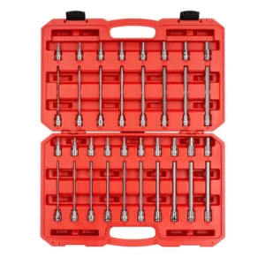 TEKTON TEKTON 3/8 Inch Drive Hex Bit Socket Set, 36-Piece (1/8-3/8 in., 3-10 mm)