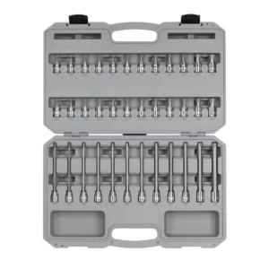 TEKTON 3/8 in. Drive Torx and Tamper-Resistant Torx Bit Socket Set (36-Piece)