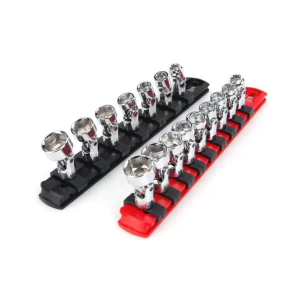 TEKTON 1/4 in. Drive Universal Joint Socket Set (16-Piece)