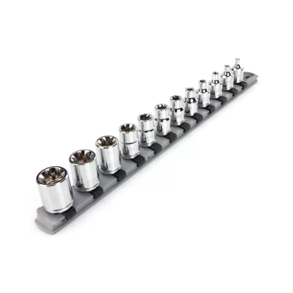 TEKTON 3/8 in. Drive External Star Socket Set (12-Piece)