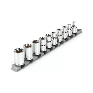 TEKTON 1/2 in. Drive External Star Socket Set (10-Piece)