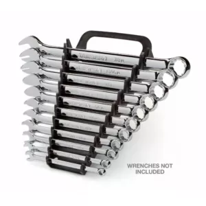 TEKTON 5.75 in. 11-Tool Store-and-Go Wrench Rack Keeper in Black