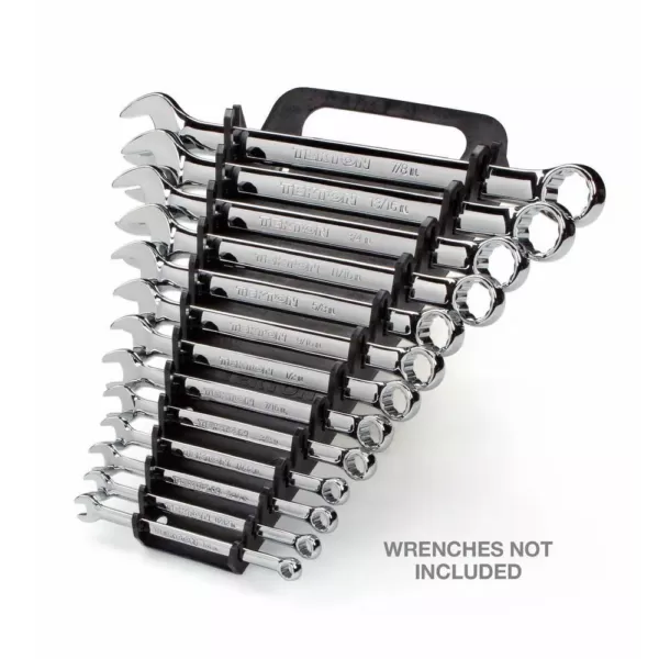 TEKTON 6.75 in. 13-Tool Store-and-Go Wrench Rack Keeper in Black