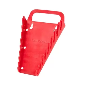 TEKTON 5 in. 9-Tool Store-and-Go Wrench Rack Keeper in Red