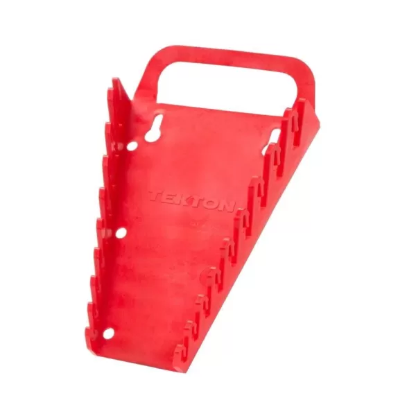 TEKTON 5 in. 9-Tool Store-and-Go Wrench Rack Keeper in Red