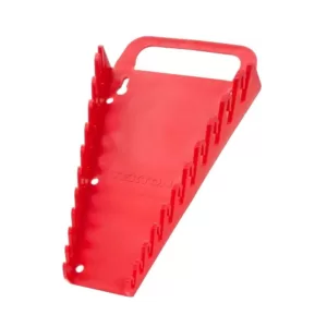 TEKTON 5.75 in. 11-Tool Store-and-Go Wrench Rack Keeper in Red