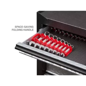 TEKTON 2.3 in. 8-Tool Store-and-Go Stubby Wrench Rack Keeper in Red