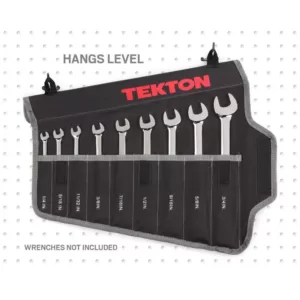 TEKTON 1/4 in. to 3/4 in. Combination Wrench Pouch (9-Tool)