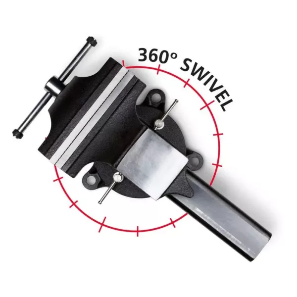 TEKTON 8 in. 360° Swivel Bench Vise