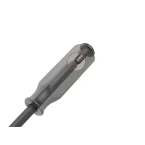 TEKTON 17 in. Angled Tip Handled Pry Bar with Striking Cap