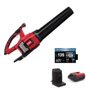 Toro 115 MPH 605 CFM 60-Volt Max Lithium-Ion Brushless Cordless Leaf Blower - 2.5 Ah Battery and Charger Included