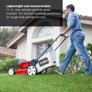 Toro 22 in. Recycler 60-Volt Max Lithium-Ion Cordless Battery Walk Behind Push Lawn Mower - Battery/Charger Not Included