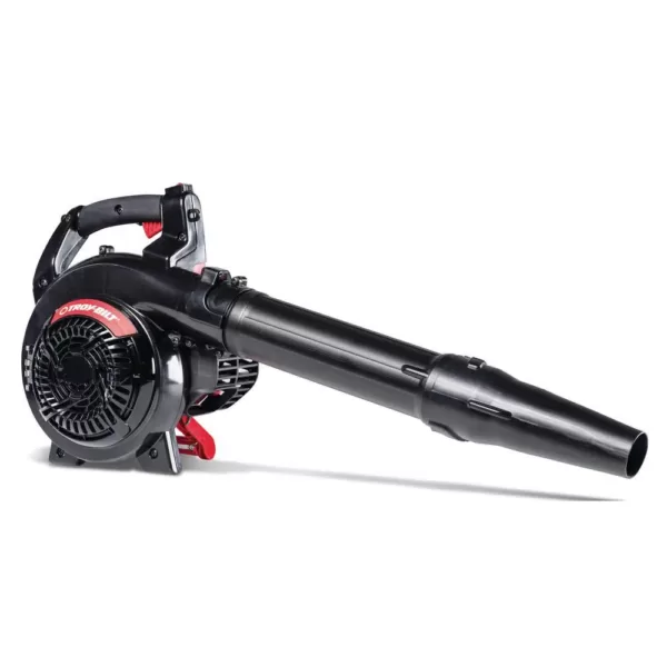 Troy-Bilt 205 MPH 450 CFM 27cc 2-Cycle Full-Crank Engine Gas Leaf Blower with Vacuum Kit Included