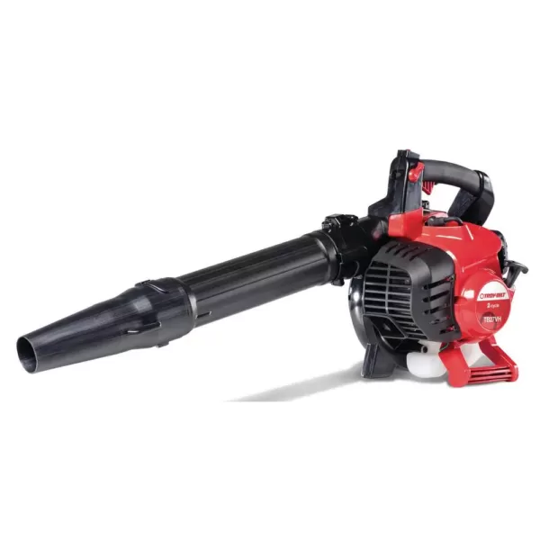 Troy-Bilt 205 MPH 450 CFM 27cc 2-Cycle Full-Crank Engine Gas Leaf Blower with Vacuum Kit Included