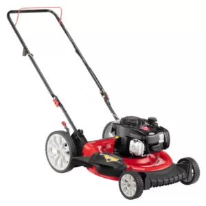 Troy-Bilt 21 in. 140 cc 500e Series Briggs & Stratton Gas Walk Behind Push Mower with 2-in-1 Cutting TriAction Cutting System