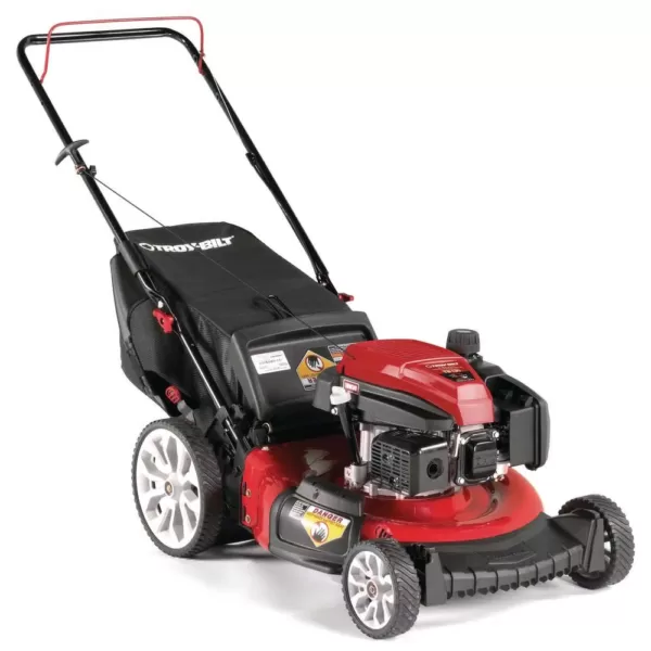 Troy-Bilt 21 in. 159 cc Gas Walk Behind Push Mower with Check Don't Change Oil and 3-in-1 Cutting TriAction Cutting System