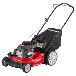 Troy-Bilt 21 in. 160 cc Honda Gas Walk Behind Push Mower with High Rear Wheels and 3-in-1 Cutting TriAction Cutting System