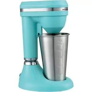 Brentwood Appliances 25 oz. Single Speed Turquoise Classic Milkshake Maker