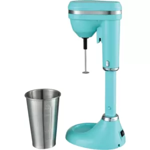 Brentwood Appliances 25 oz. Single Speed Turquoise Classic Milkshake Maker