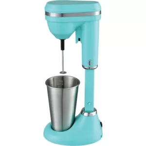 Brentwood Appliances 25 oz. Single Speed Turquoise Classic Milkshake Maker