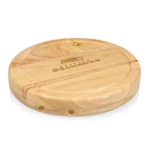 TOSCANA Seattle Seahawks Circo Wood Cheese Board Set with Tools