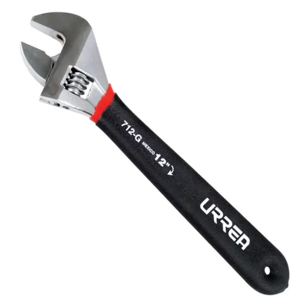 URREA 24 in. Long Cushion Grip Adjustable Wrench