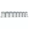 URREA 1/2 in. Drive 12-Point Impact Socket Set (8-Piece)