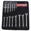 URREA 6 Point Metric Combination Chrome Wrench Set (13-Piece)