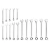 URREA 12-Point Combination Chrome Wrench Set (16-Piece)