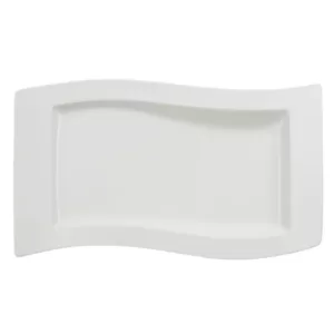 Villeroy & Boch NewWave White Porcelain 19.5 in. Rectangular Platter