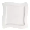 Villeroy & Boch New Wave White Porcelain 13 in. Square Platter