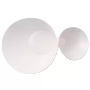 Villeroy & Boch New Wave White Porcelain Chip and Dip Bowl