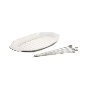 Villeroy & Boch BBQ Passion White Porcelain Kebab Platter