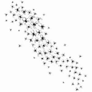 WallPops 24 in. x 17.5 in. Little Spiders Small Wall Art Kit