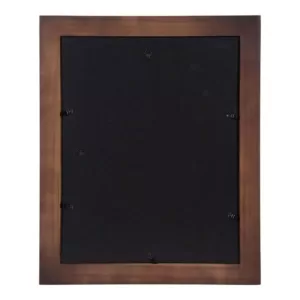 DesignOvation Museum 11x14 matted to 8x10 Walnut Brown Picture Frame Set of 4