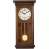 Bulova 24 in. H x 11.5 in. W Pendulum Chime Wall Clock