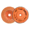 WALTER SURFACE TECHNOLOGIES ENDURO-FLEX Turbo 4.5 in. x 5/8-11 in. Arbor GR36/60 Blending Flap Disc (10-Pack)