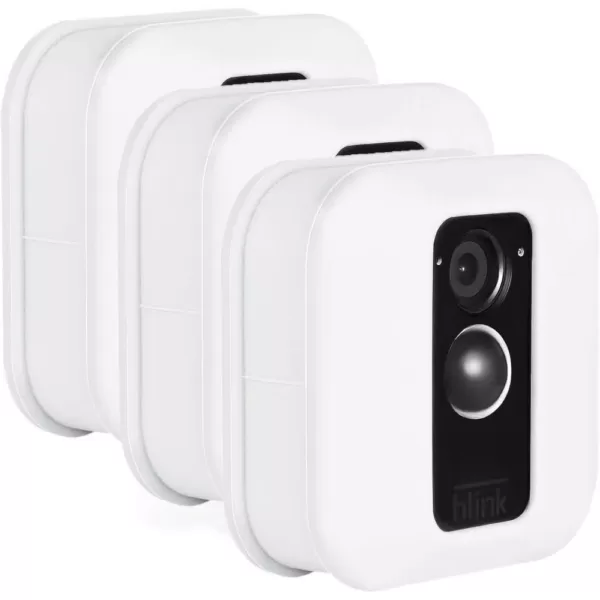 Wasserstein Blink XT Outdoor Camera Silicone Skin - Help Camouflage Your Home Security Camera (White, 3-Pack)