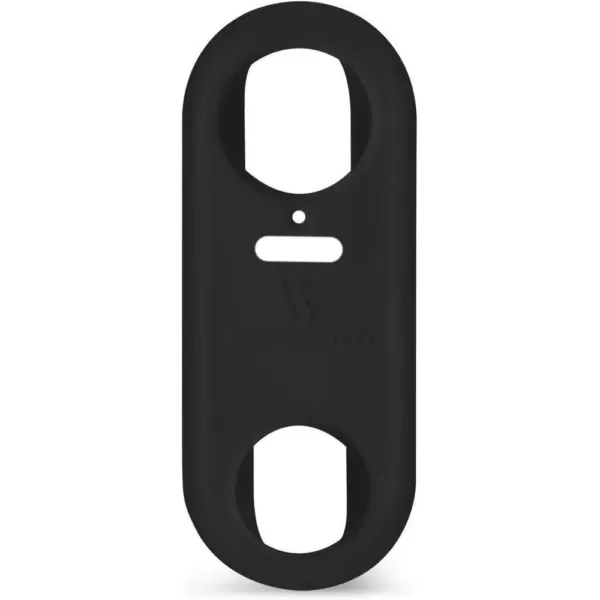 Wasserstein Black Protective Silicone Skin Compatible with Google Nest Hello Video Doorbell - Extra-Layer of Protection