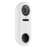 Wasserstein White Protective Silicone Skin Compatible with Google Nest Hello Video Doorbell - Extra-Layer of Protection