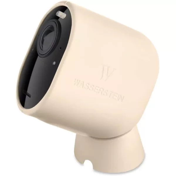 Wasserstein Arlo Ultra/Ultra 2 and Pro 3/Pro 4 Protective Silicone Skins - Accessorize and Protect Your Arlo Camera (3-Pack, Beige)