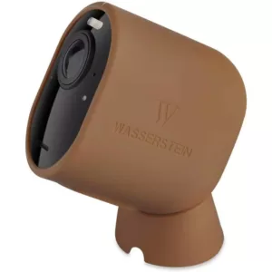 Wasserstein Arlo Ultra/Ultra 2 and Pro 3/Pro 4 Protective Silicone Skins - Accessorize and Protect Your Arlo Camera (3-Pack, Brown)