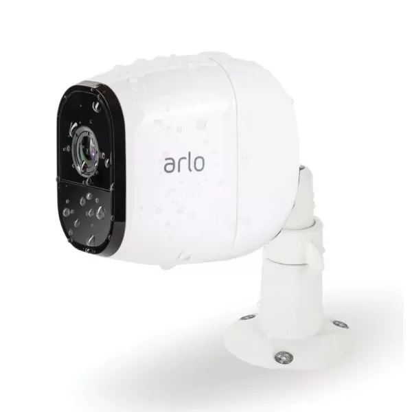 Wasserstein White Security Wall Mount for Arlo/Arlo Pro (6-Pack)