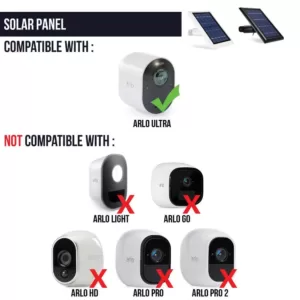 Wasserstein Solar Panel for Arlo Ultra