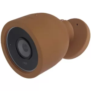 Wasserstein Brown Silicone Skin for Nest Cam IQ Outdoor Security Camera